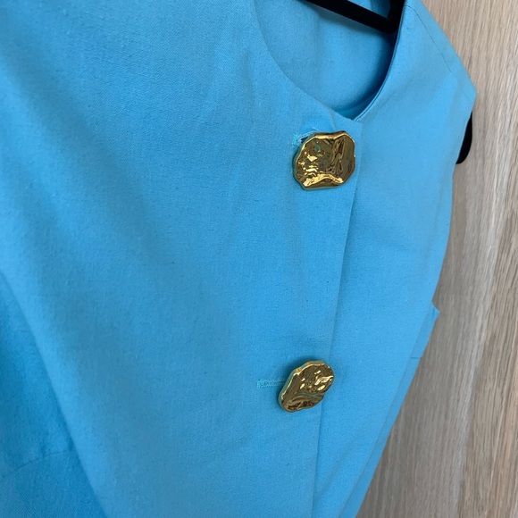 NWT Blue Two Piece Suit Set - Picture 5 of 11